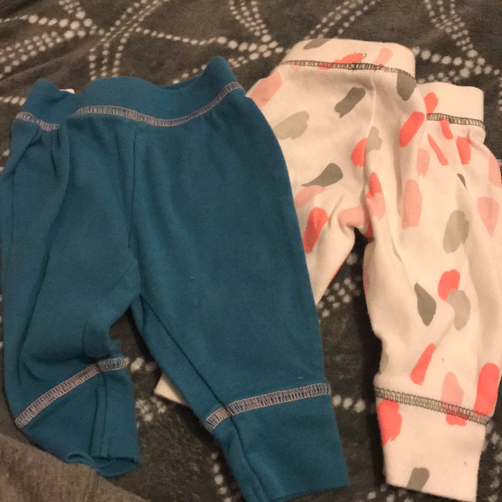 2 pairs of New born (NB) joggers